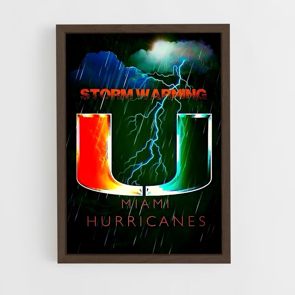 Poster Hurricanes en Fête – affiche Baseball (vue 5)